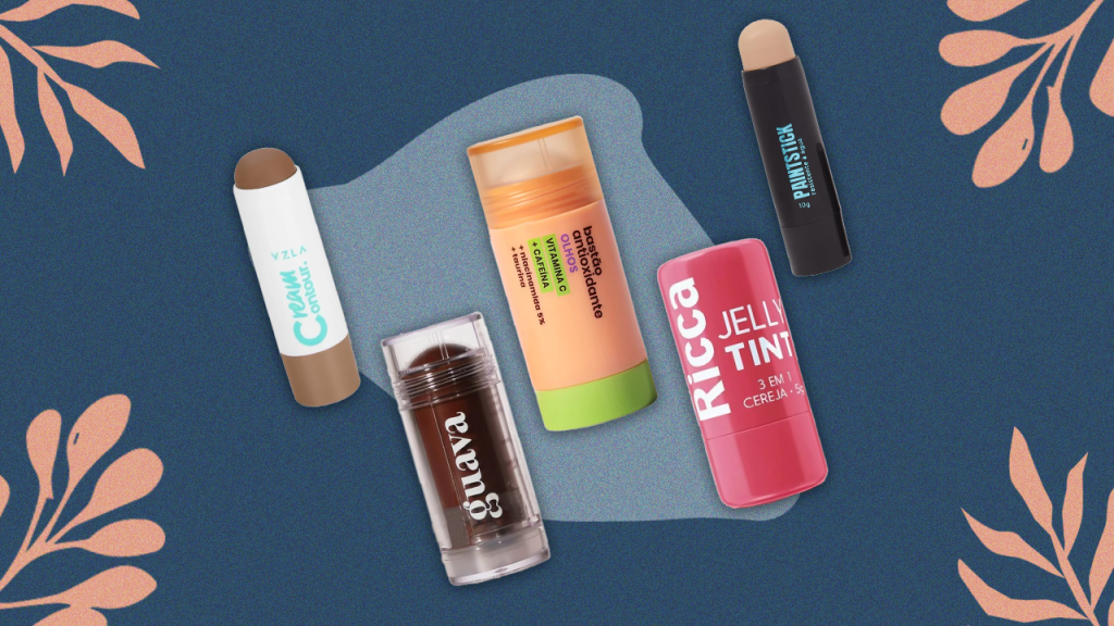 De hidratante a blush: os melhores produtos nacionais em bastão