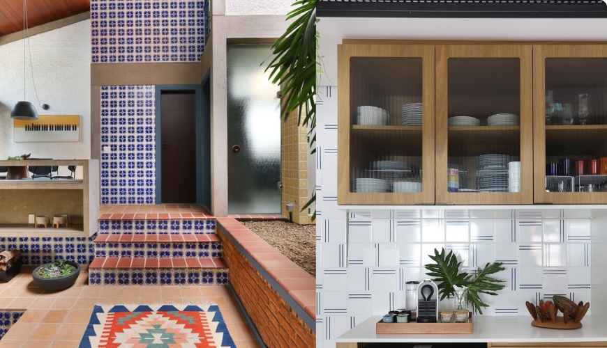 Os tradicionais azulejos têm sido menos utilizados na decoração