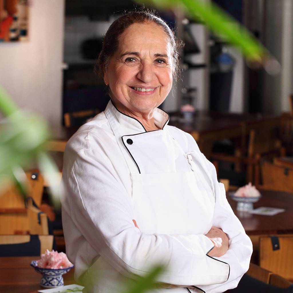 A chef Ina de Abreu, à frente do restaurante Mestiço