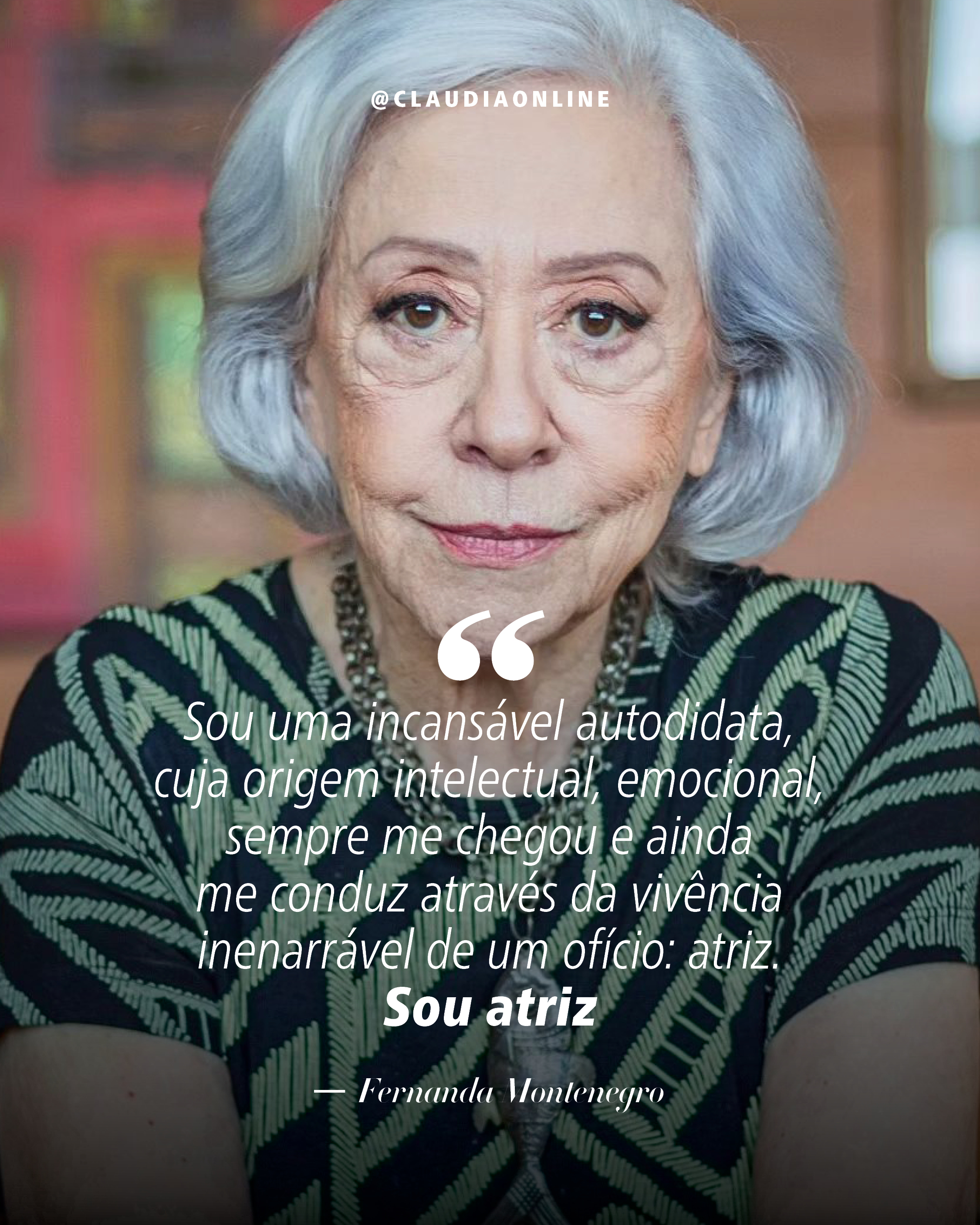 Fernanda Montenegro faz 95 anos