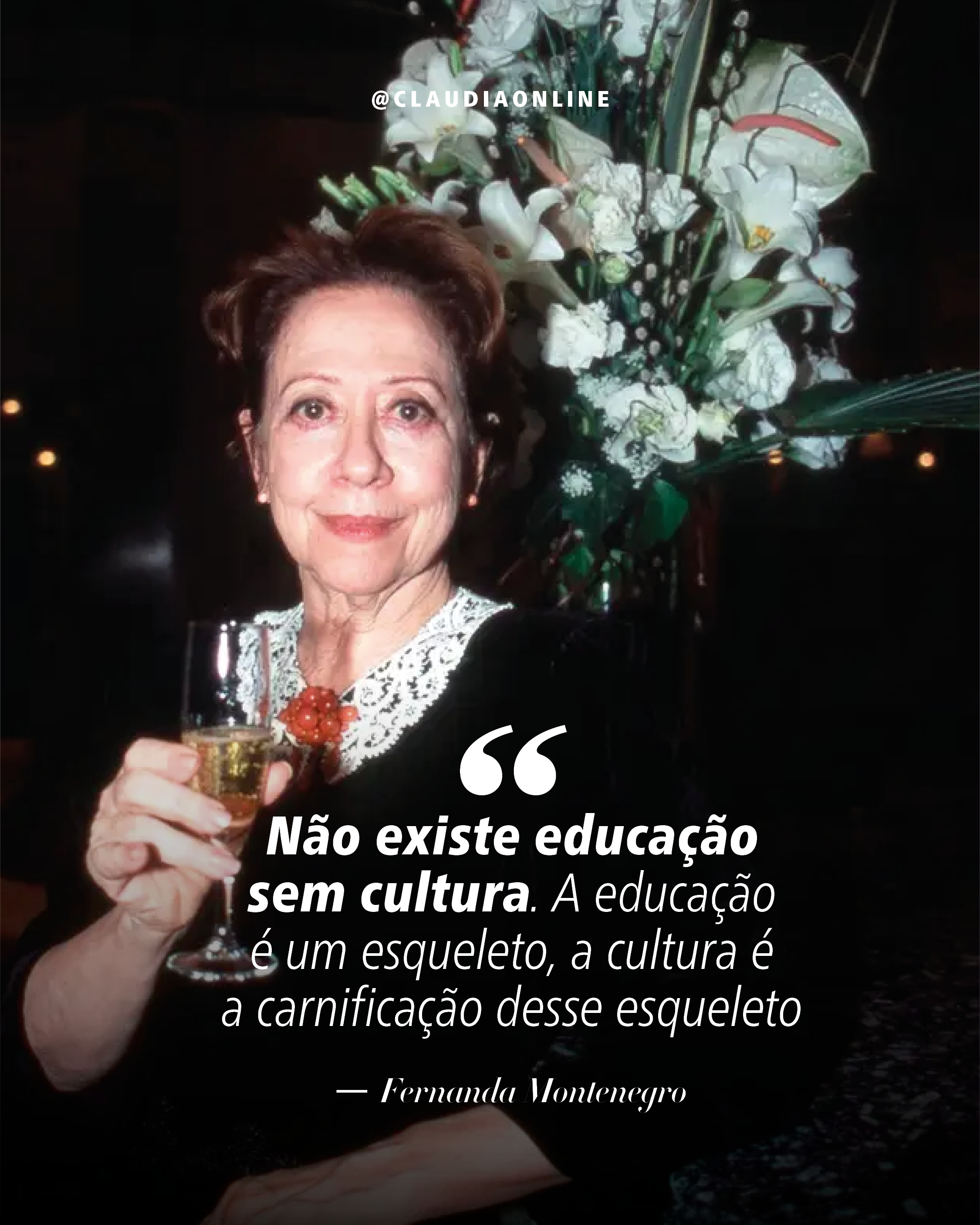 Fernanda Montenegro aniversário de 95 anos