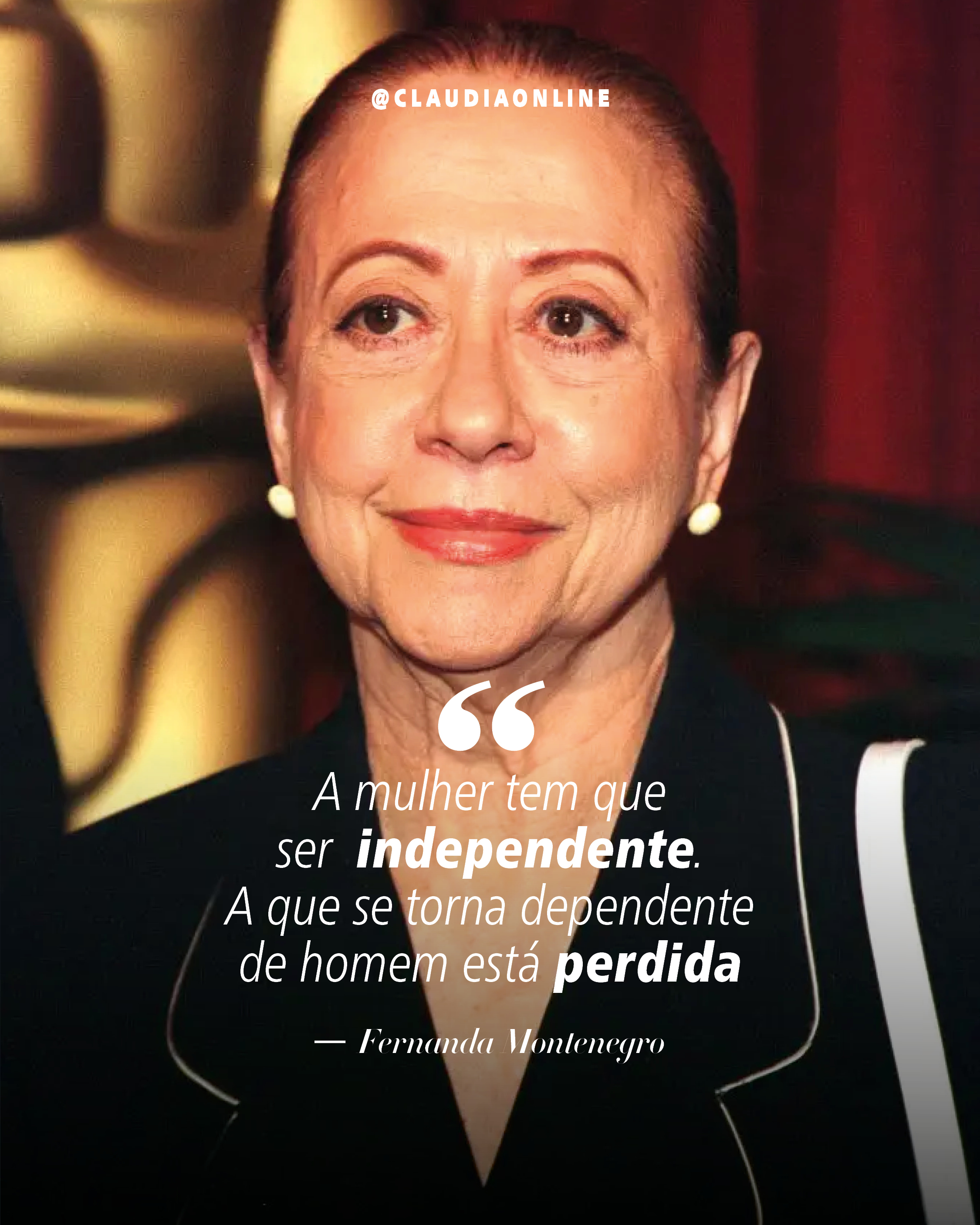 Fernanda Montenegro aniversário de 95 anos