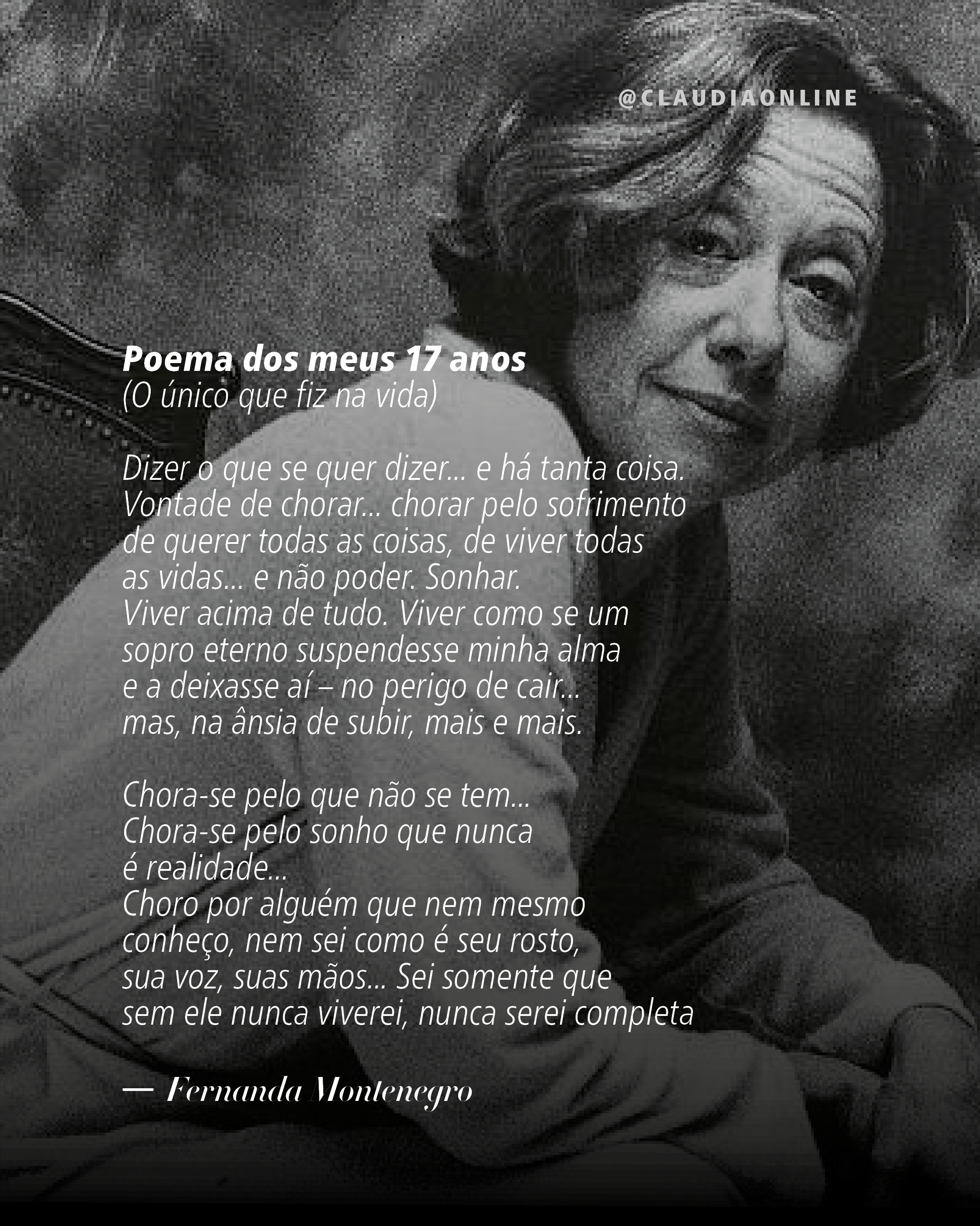 Fernanda Montenegro aniversário de 95 anos