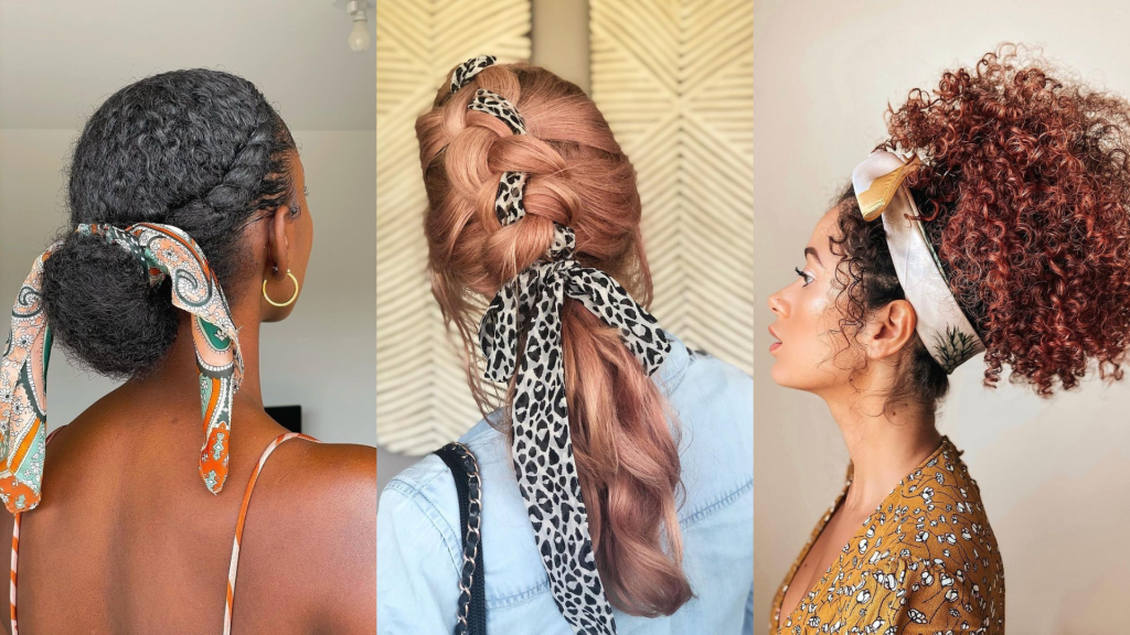 5 formas criativas de usar lenço no cabelo, a tendência do momento
