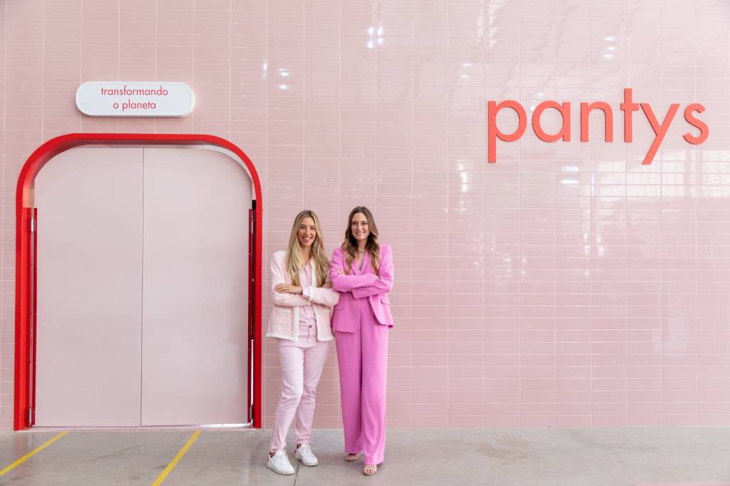 Emily Ewell e Duda Camargo, co-fundadoras da Pantys