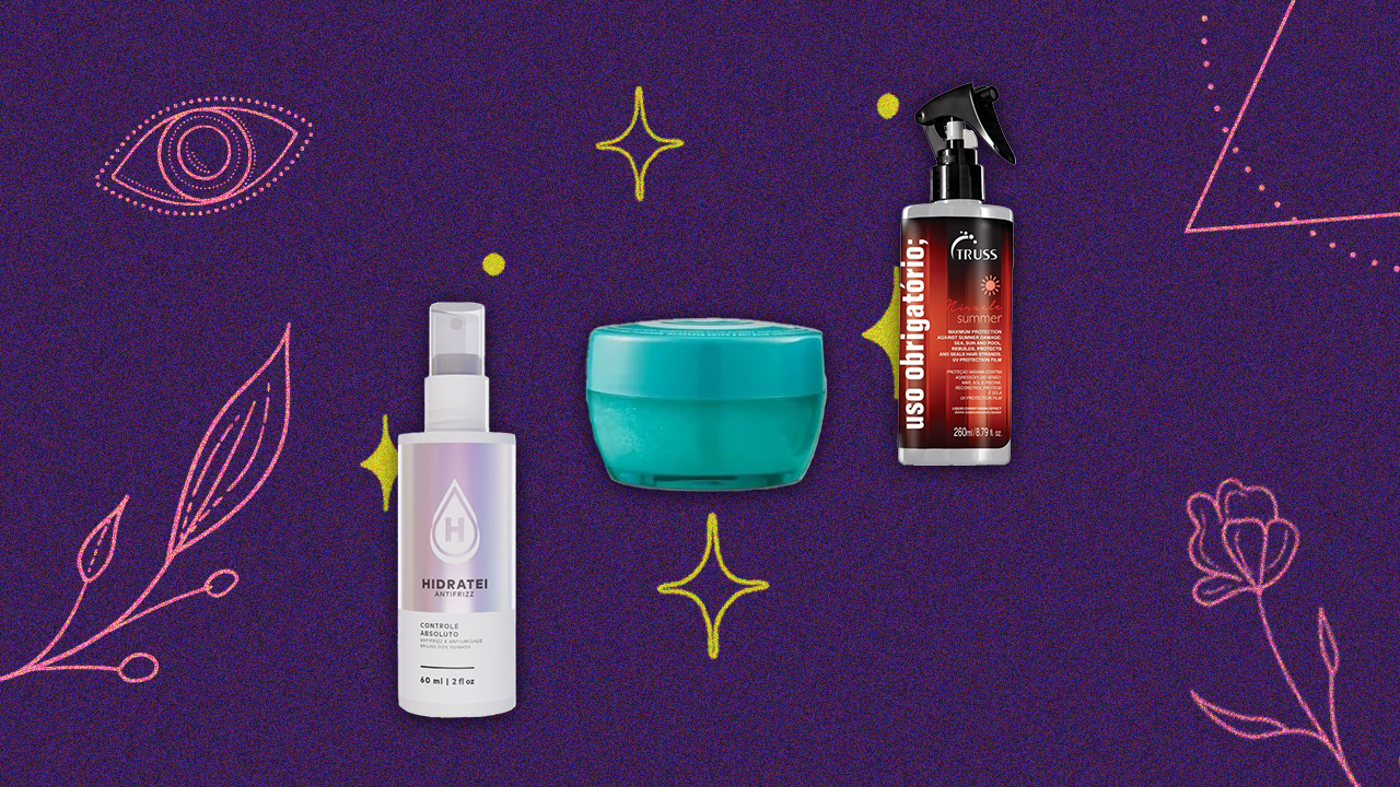 Produtos para cuidar do cabelo no verão