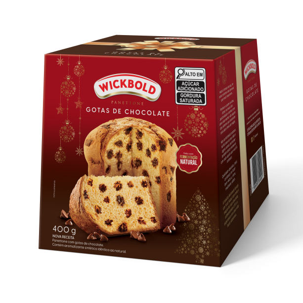 Wickbold - Panettone Tradicional Gotas de Chocolate (R$ 20,99 - 400g)