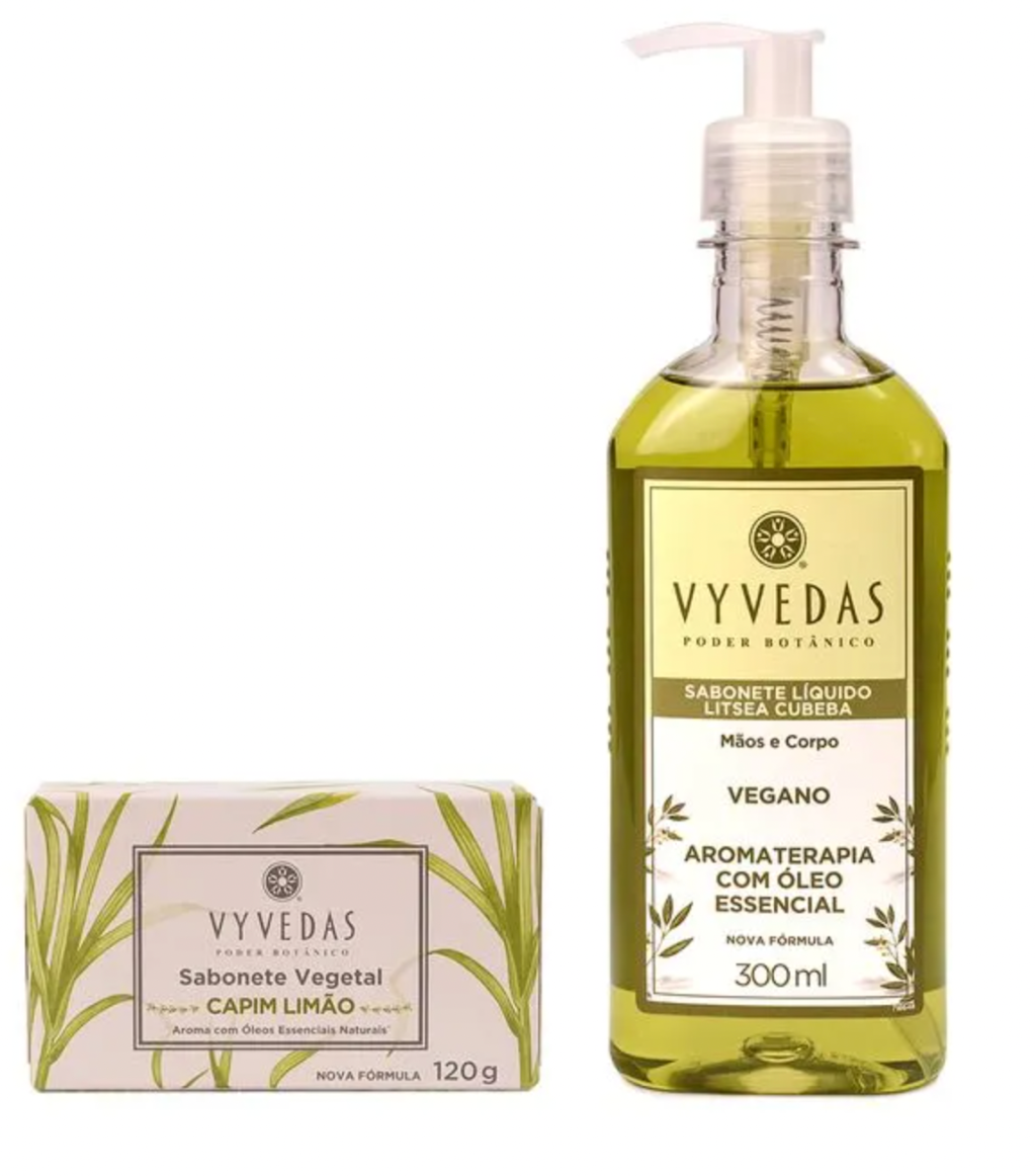 Vyvedas – Kit Litsea Cubeba e Capim Limão