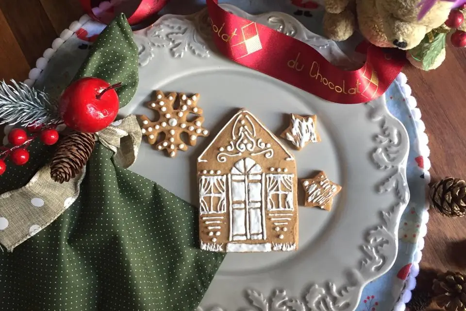 Biscoitos simples para o Natal