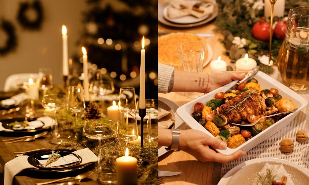 Como montar uma mesa de Natal simples e bonita gastando pouco