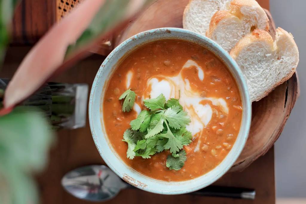 Receita de sopa de lentilha