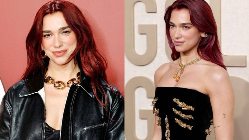 cores-de-cabelo-tendência-para-2025-ruivo-cereja A cantora Dua Lipa trouxe de volta o ruivo como tendência