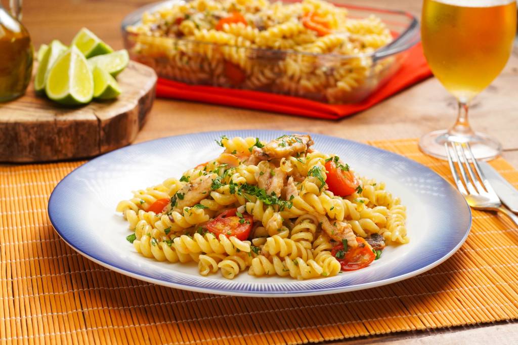 Receita de macarrão com sardinha