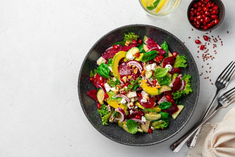 salada-abacate Receitas de salada para o verão