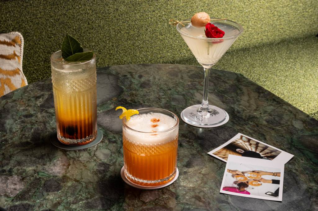 Os drinks autorais do Resid Bar, criados pelos sócios do clube