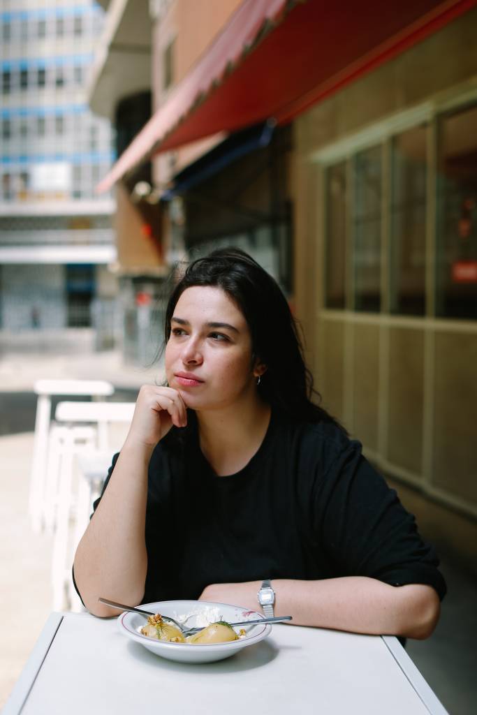 A chef Gabi Guerreiro é responsável pela cozinha do Paloma, localizado no edifício Copan, centro de São Paulo