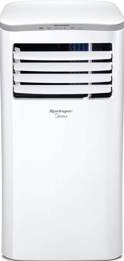 ar-condicionado-midea (1) Ar Condicionado Portátil Springer Midea com 12.000 BTUs, Frio, Branco - MPH-12CRV