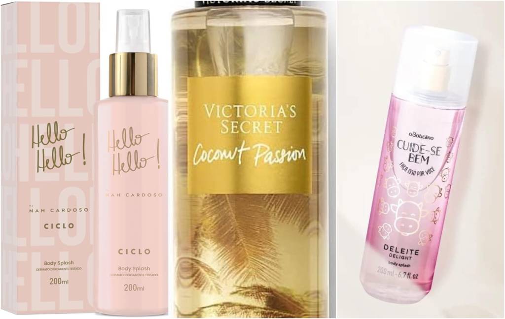 5 body splashes bem fresquinhos para aliviar o calor