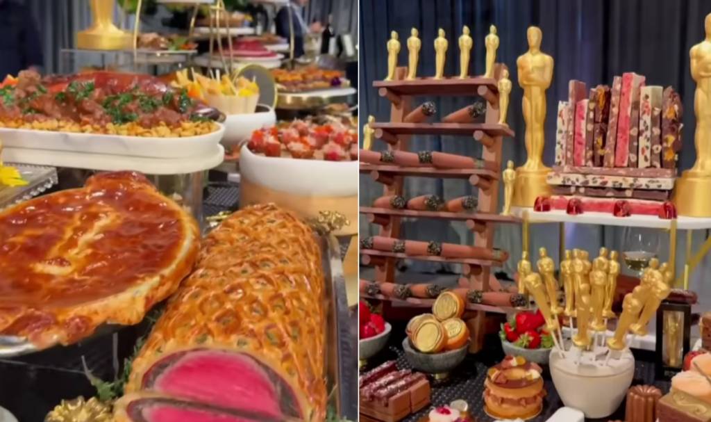 Bife Wellington e doces em formato da estatueta serão servidos no jantar pós-Oscar 2025