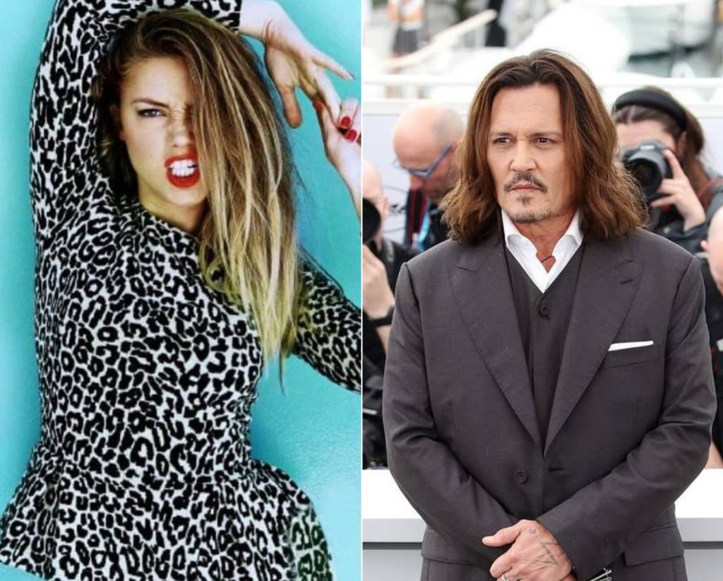 Amber Heard e Johnny Depp brigaram nos tribunais após o término
