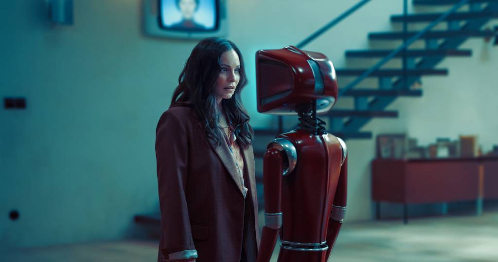 cassandra-serie-da-netflix (3) (1) Na minissérie, Samira (Mina Tander) precisa lidar com a inteligência artificial Cassandra (Lavinia Wilson)