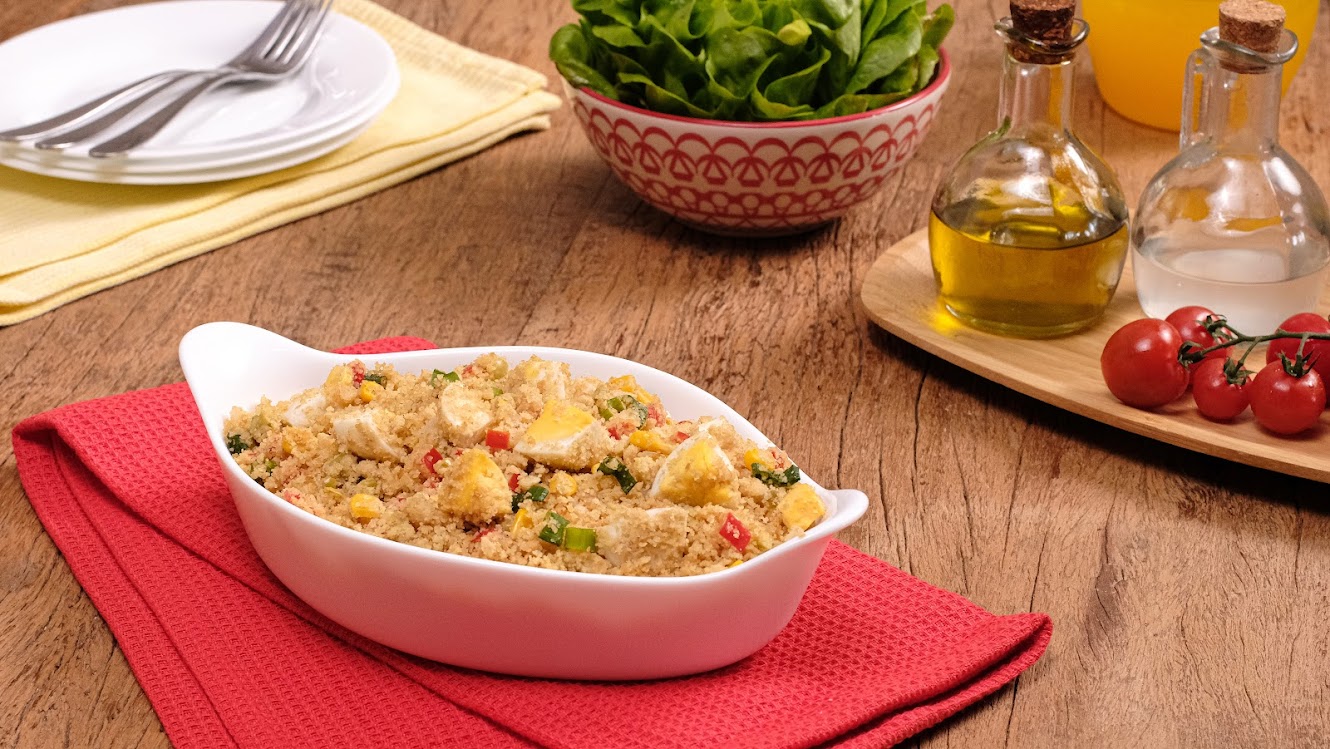 Receita de farofa de bolacha salgada
