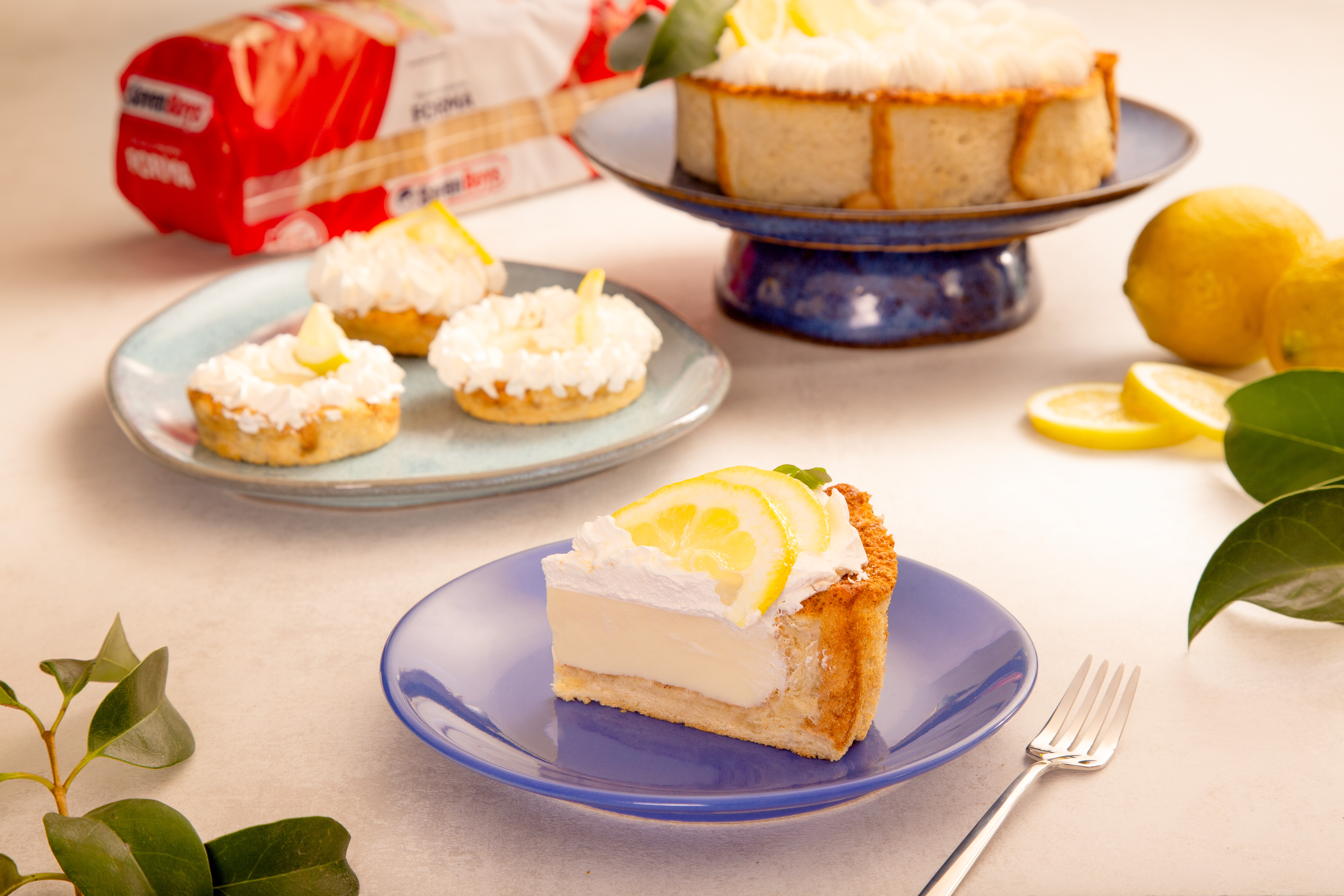 Receita de torta pão de forma de limão