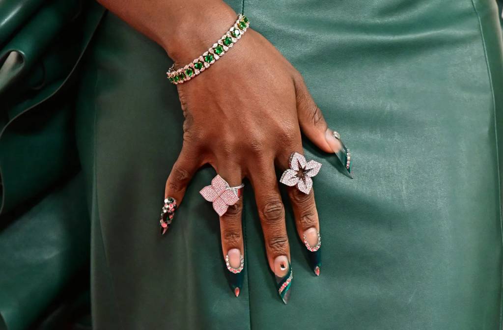 As unhas de Cynthia Erivo no Oscar 2024