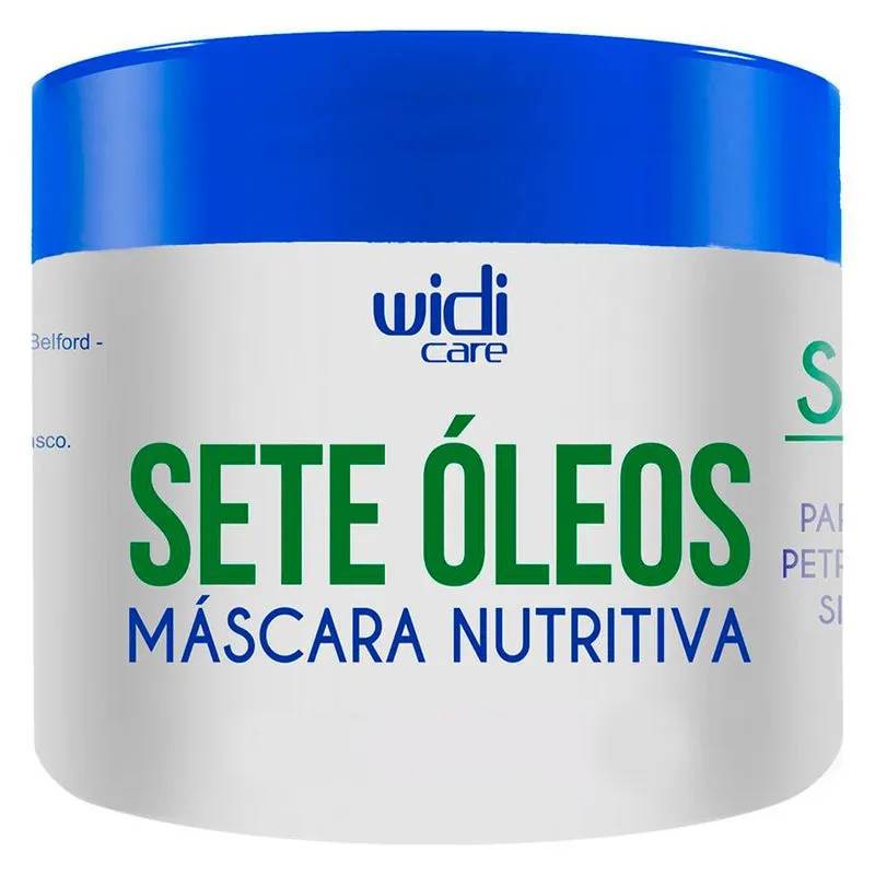 Máscara nutritica sete óleos da Widi Care