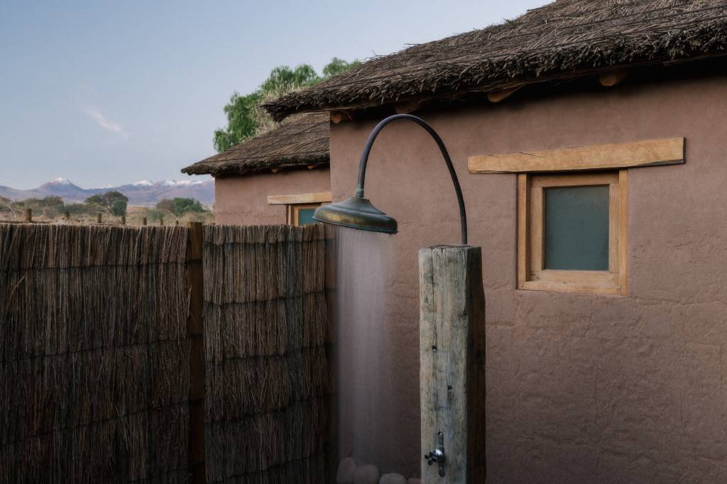 Banho ao ar livre Habitas Atacama