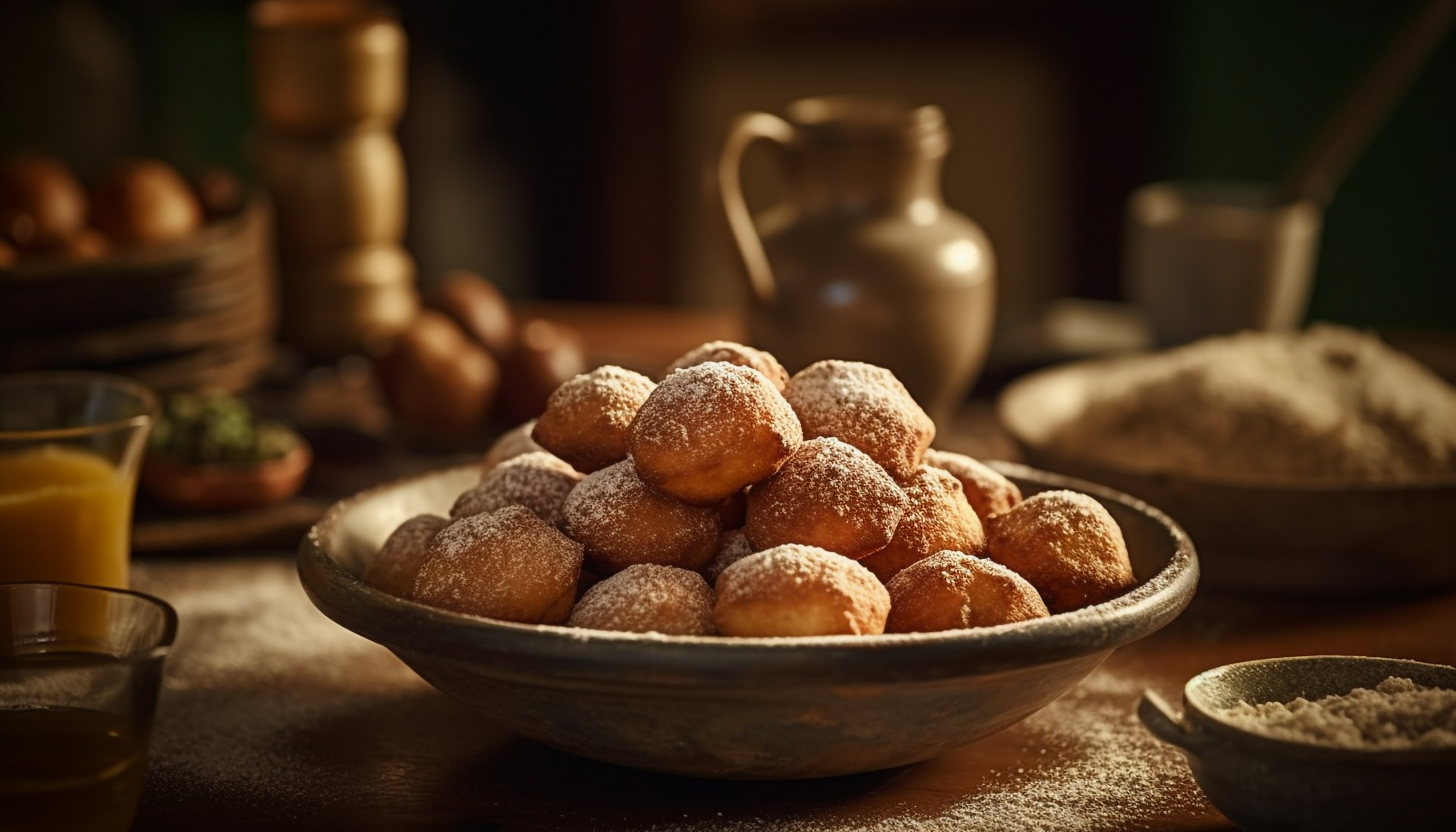 Receita de bolinho de chuva com goiabada