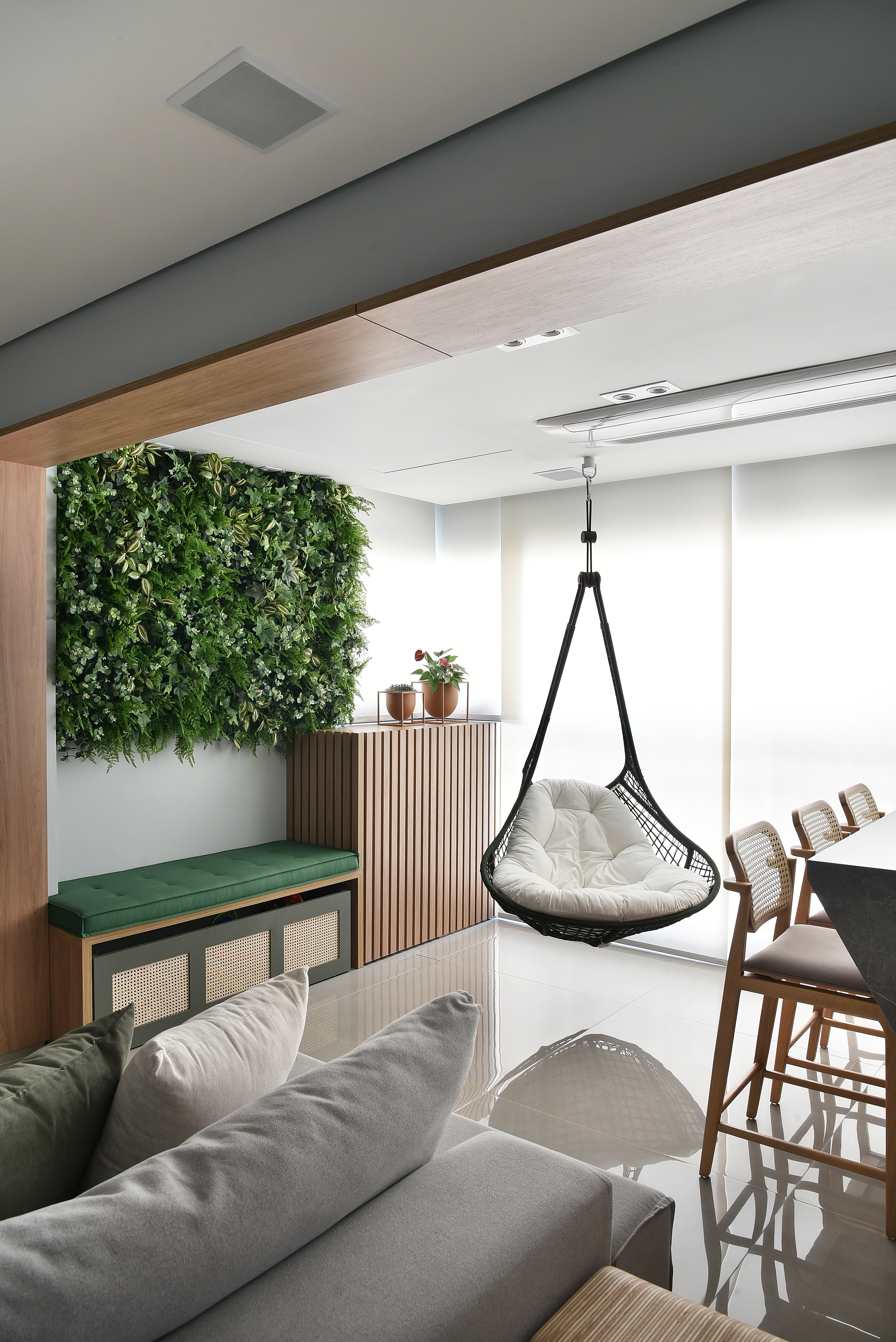 Como decorar com plantas suspensas