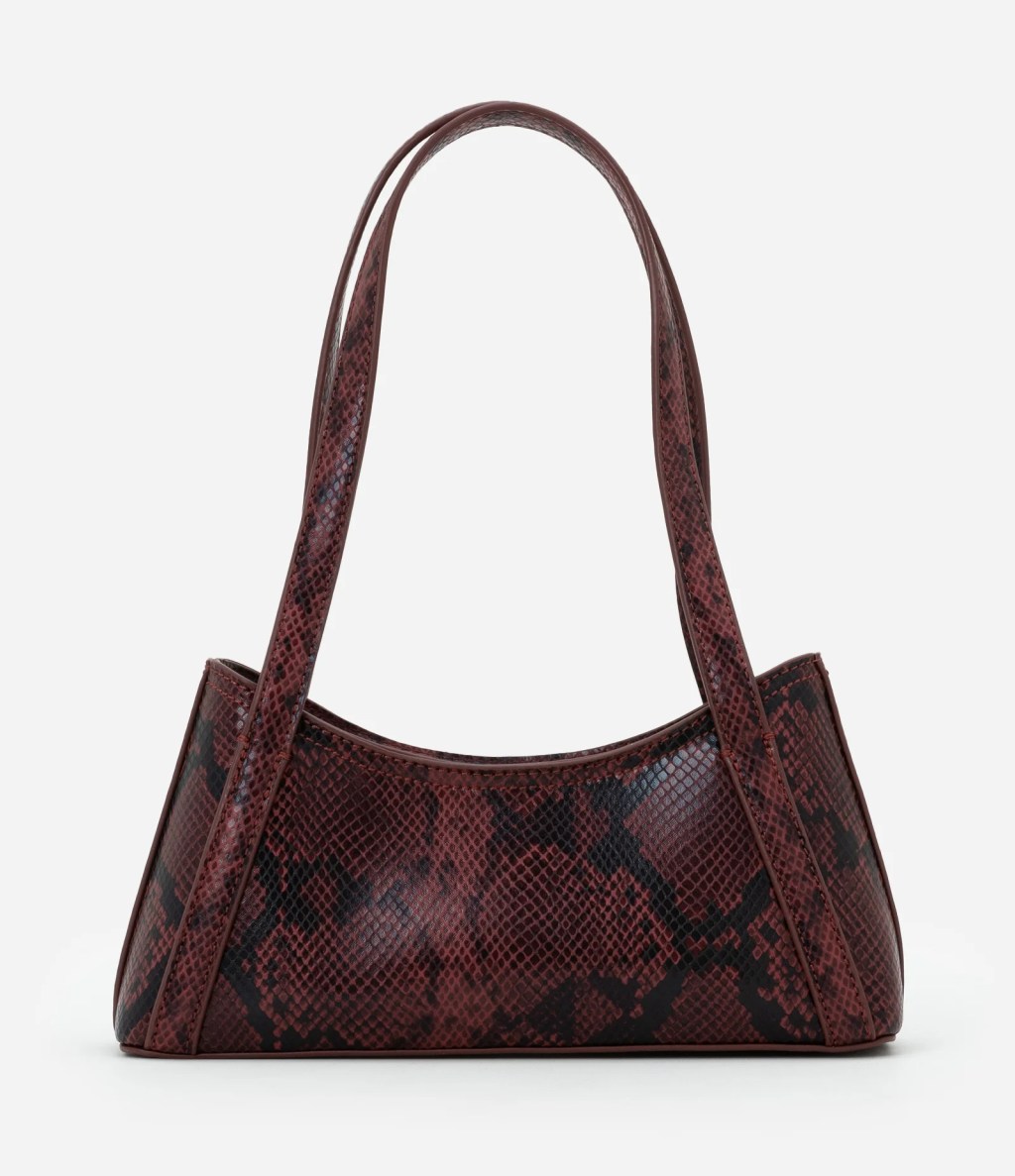Bolsa de couro vinho