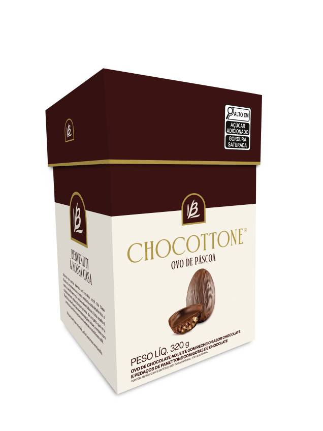 Ovo de Páscoa Chocottone Casa Bauducco 320g - R$ 129,90 Ovo de Páscoa Chocottone Casa Bauducco 320g - R$ 129,90
