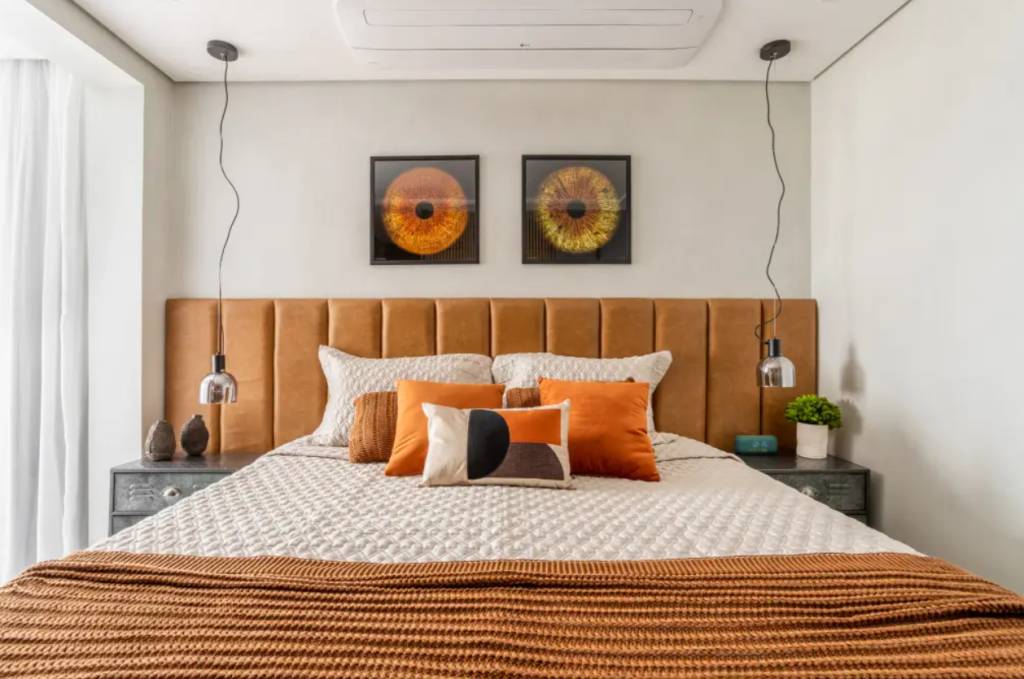 Almofadas e enxoval dão cara nova ao quarto | Projeto da BMA Studio