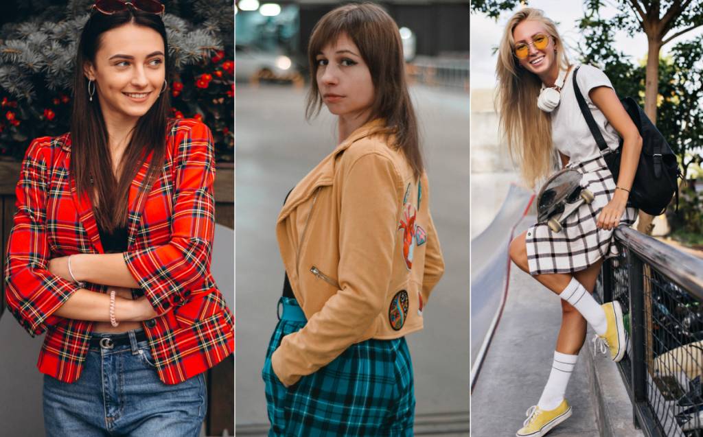 Tartan, as estampas de xadrez que lembram a Escócia, e suas diferentes combinações neste Outono