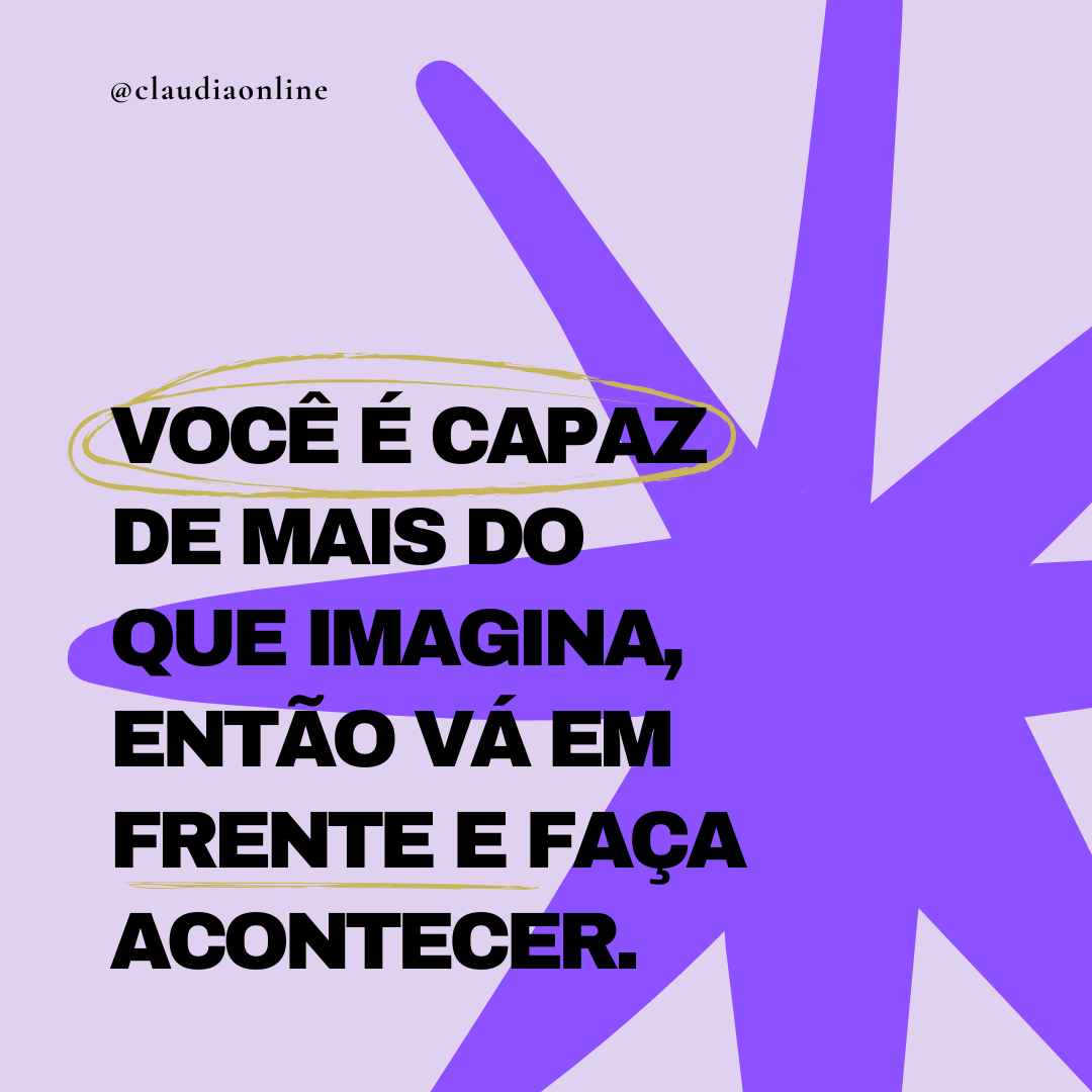 Frase motivacional para mandar no WhatsApp