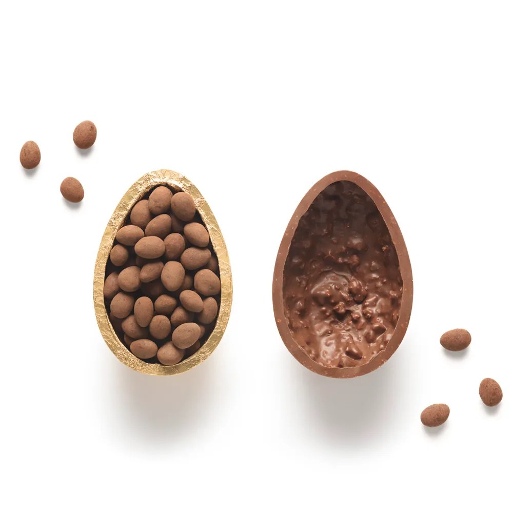 Ovo de páscoa Choco Amandes, do Chocolat du Jour