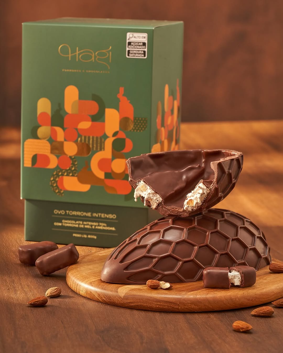 Ovo de Páscoa Torrone Intenso, da Hagi