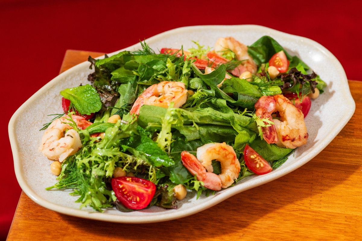 Crevette Salade é boa opção para entrada