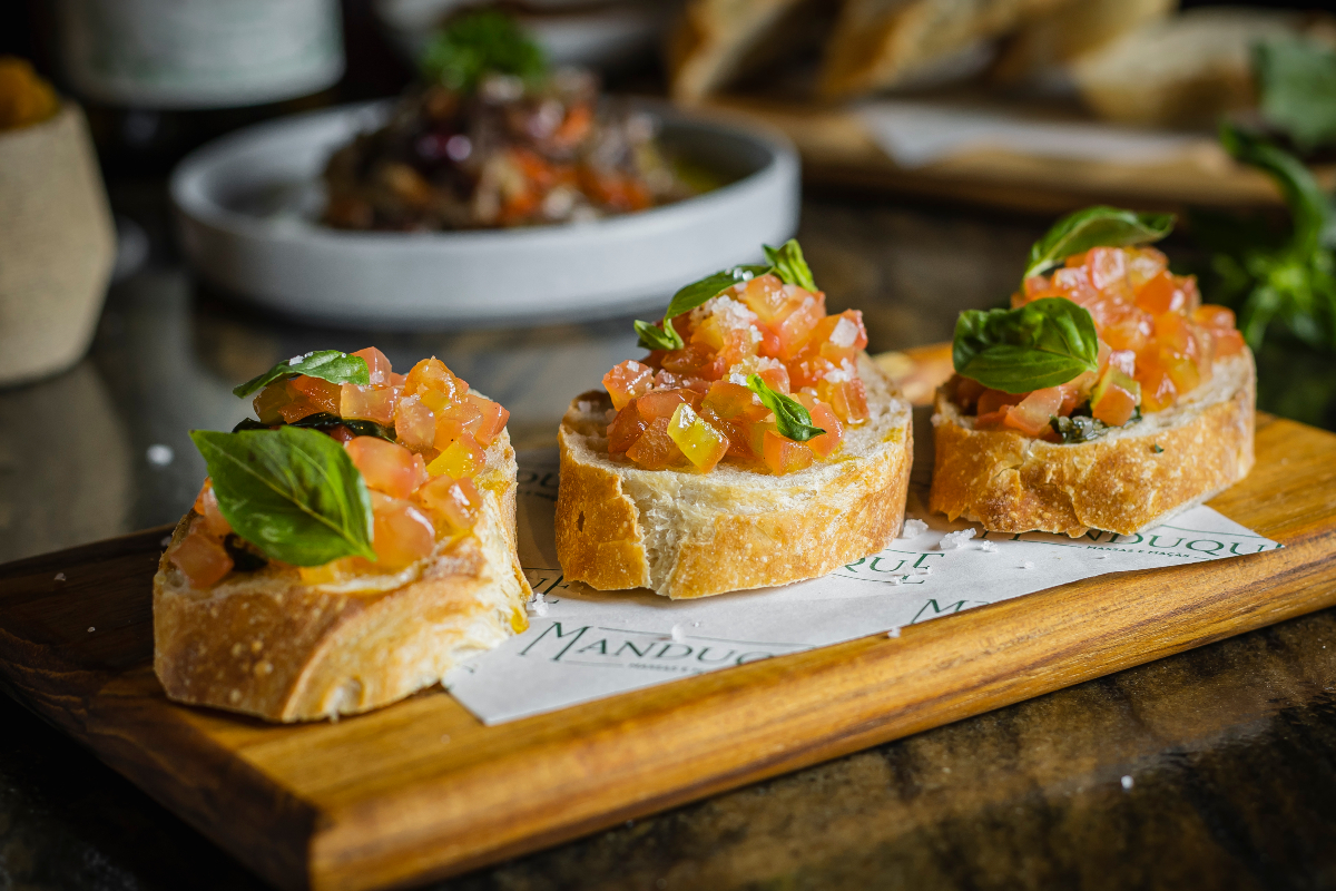 Bruschetta Pomodoro é bem fácil de fazer para o Dia das Mães