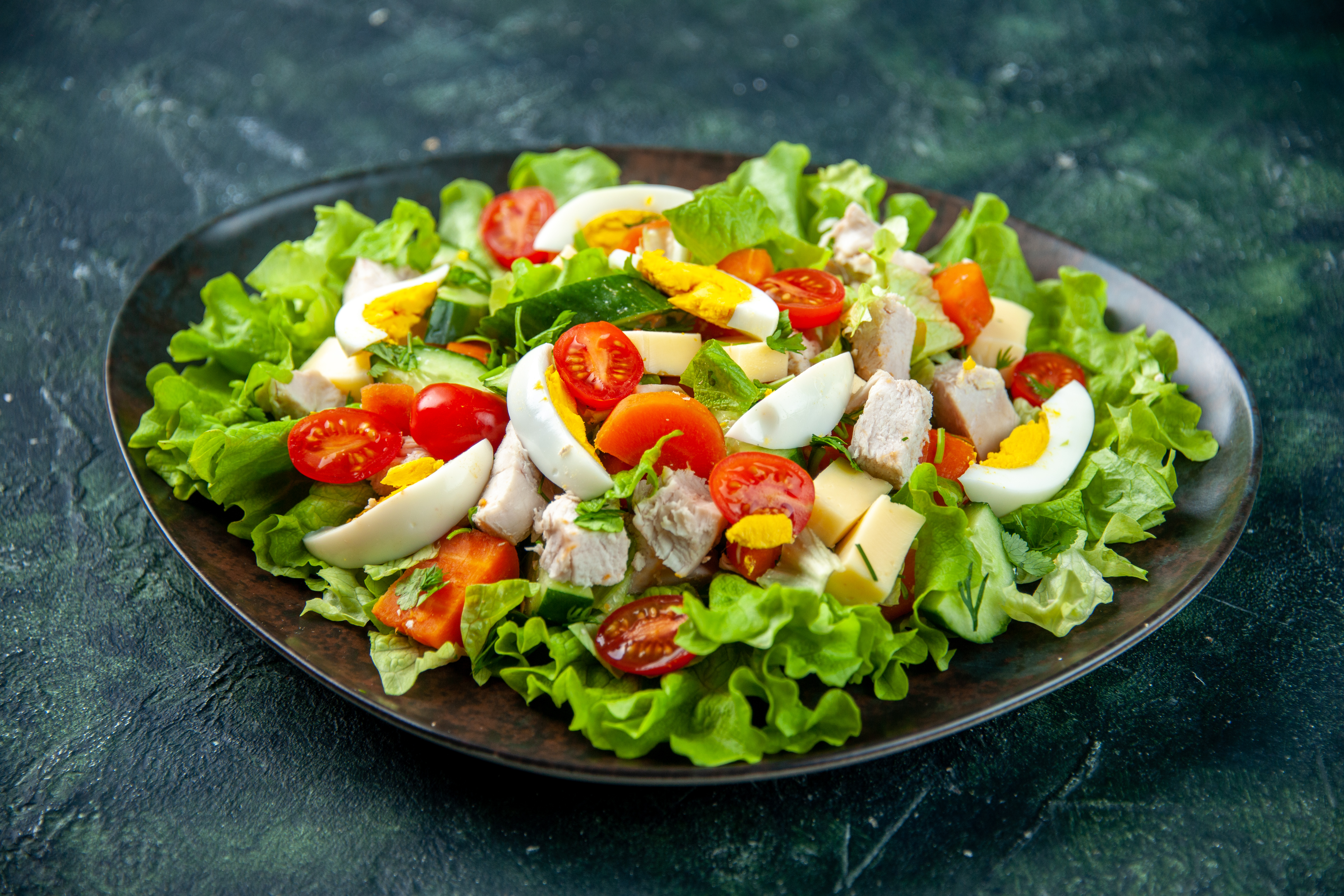Salada de Páscoa com bacalhau