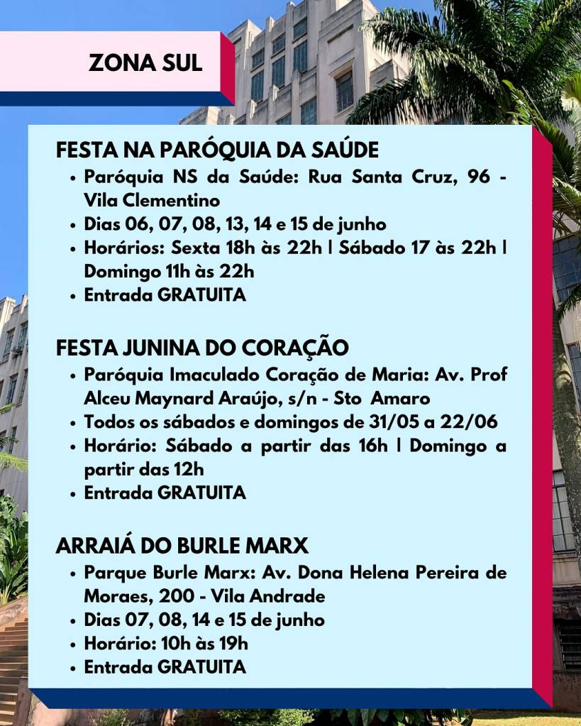 festa-junina-sao-paulo-zona-sul Diversos bairros da zona Sul de São Paulo têm quermesse