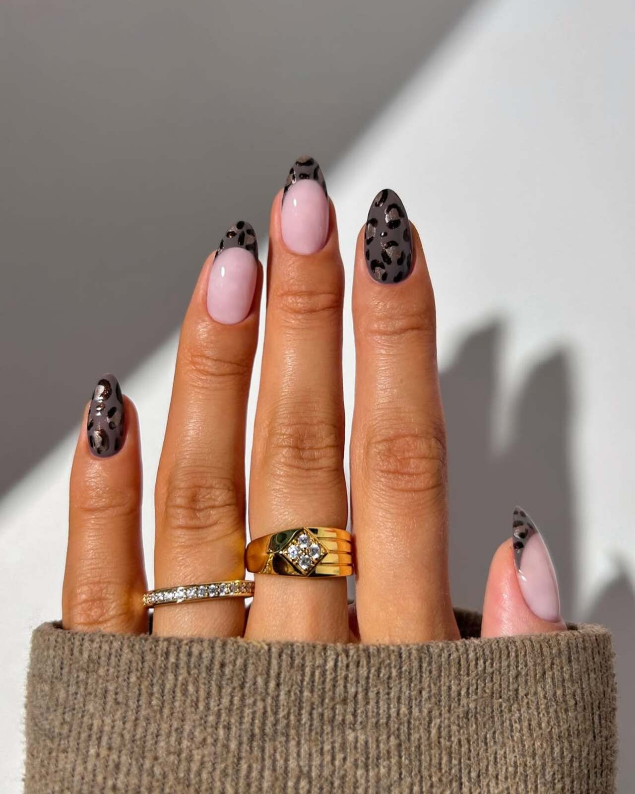 Unha francesinha animal print.