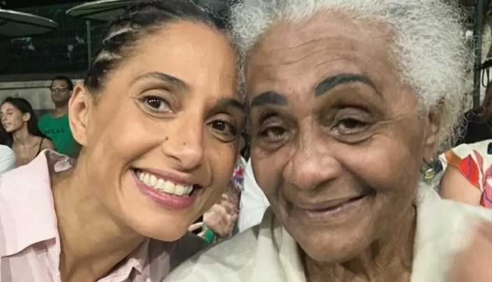 Camila Pitanga e a mãe, Vera Manhaes, que também foi atriz