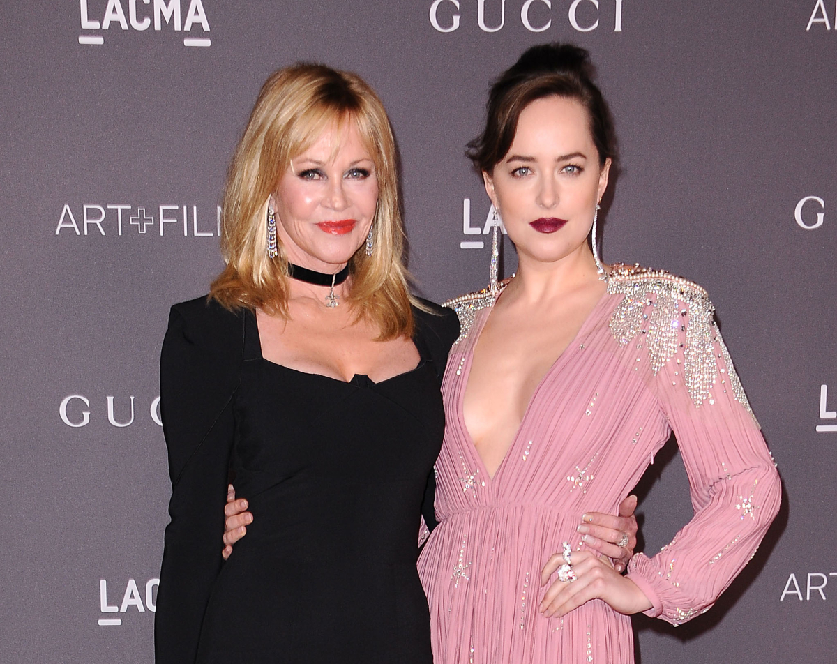 Melanie Griffith e Dakota Johnson são mãe e filha