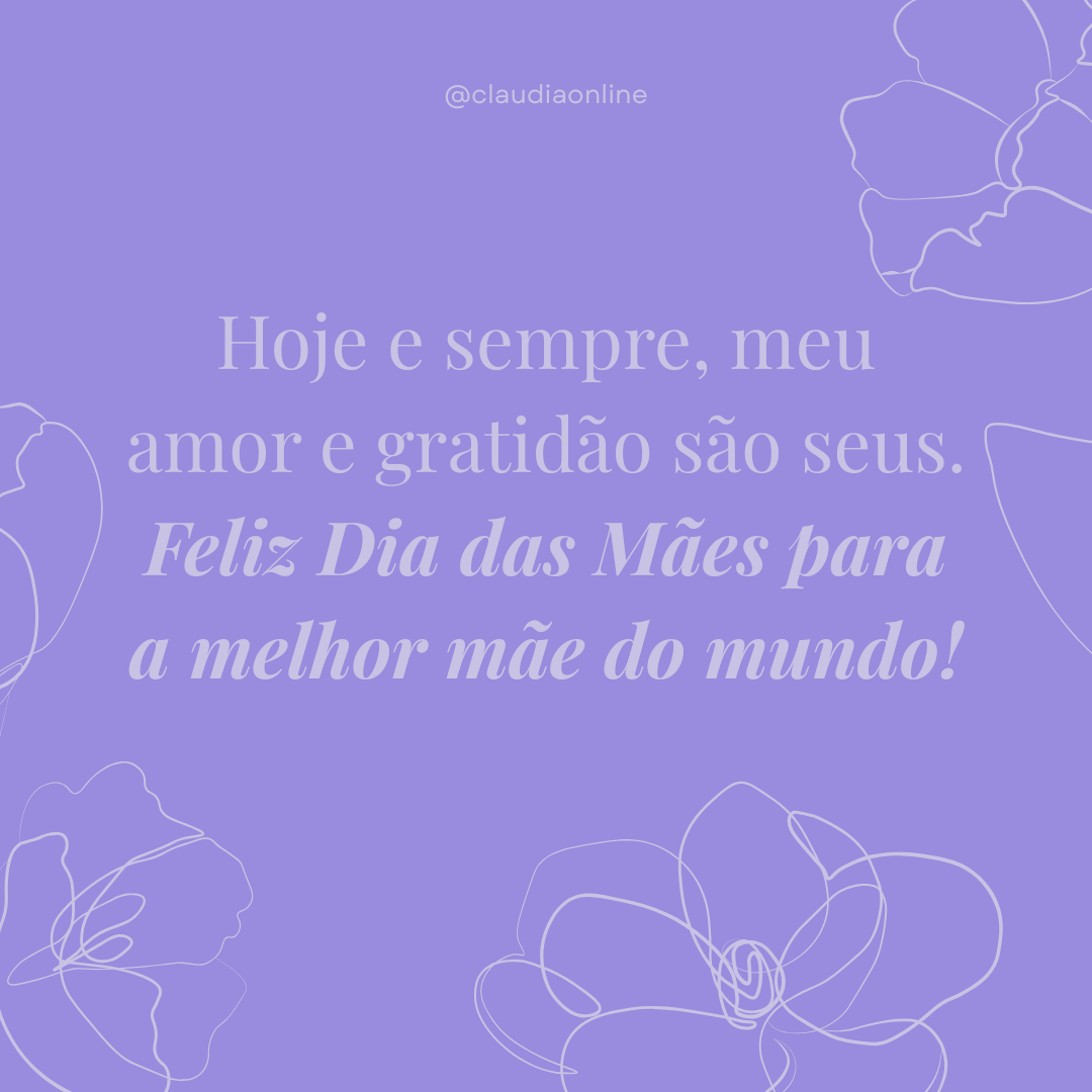 Mensagens de Dia das Mães para enviar no WhatsApp.