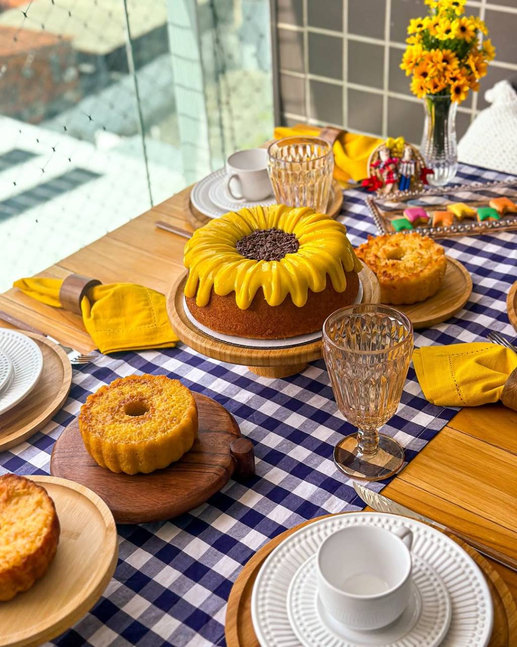 mesa-posta-festa-junina Como decorar a mesa posta para a festa junina