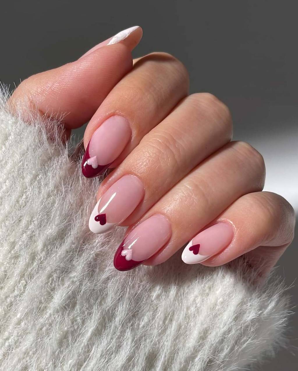 nail-dia-namorados- (10) Nail art clássica e romântica.
