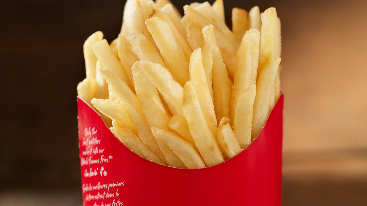 Receita de batata-frita do Mc Donald's em casa.
